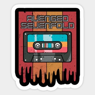 Classic Personalized Avenged Proud Name Cassette Sticker